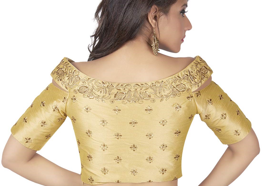 blouse back neck design with lace border