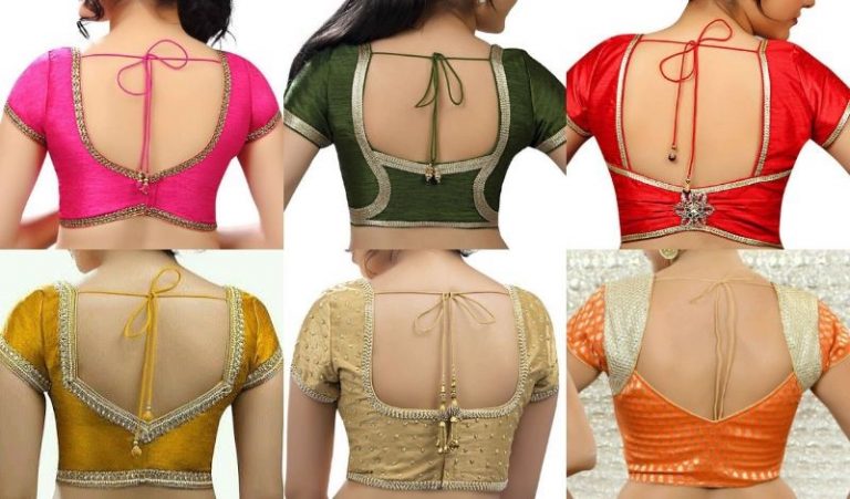 Blouse Neck Designs With Lace