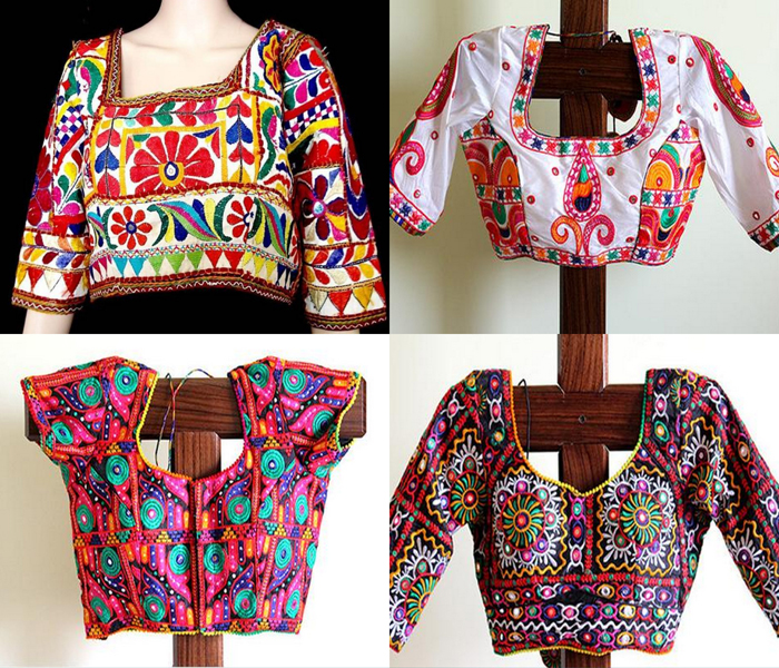 kutch work blouse designs