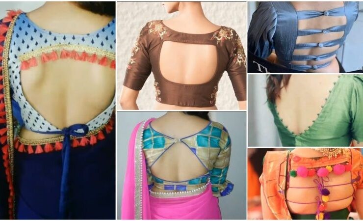 latest blouse designs for back neck