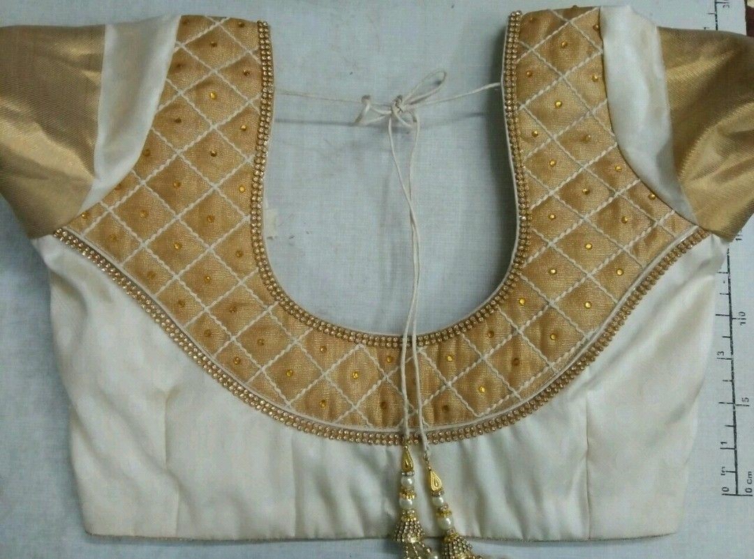 marriage blouse with patch work