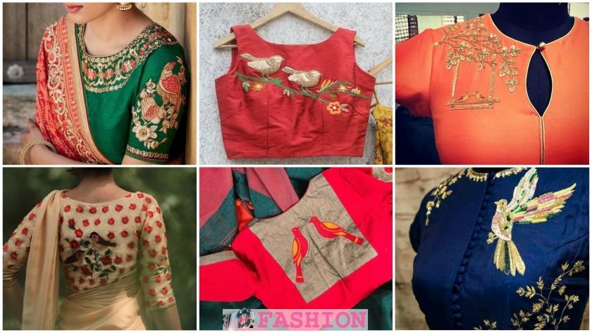 marriage paithani blouse designs
