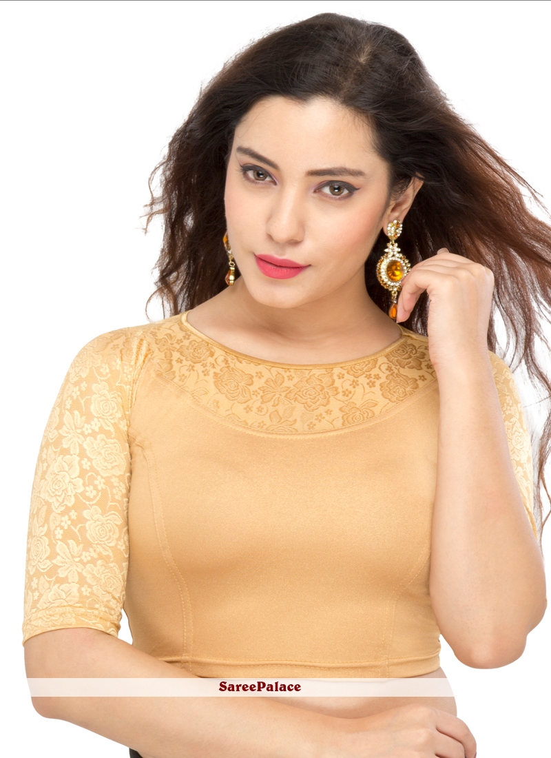 readymade gold blouse