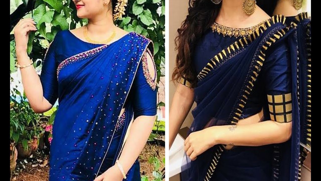 Saree Blouse Designs for Plus Size Girls 2024