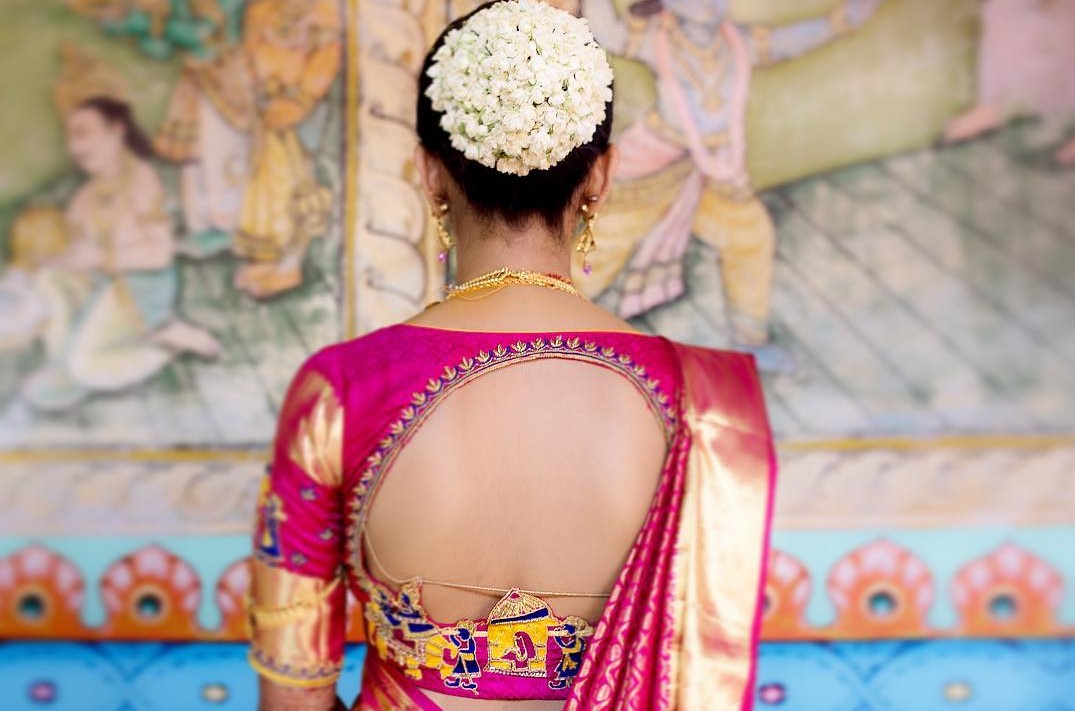 back design for silk saree