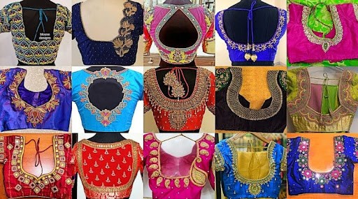 blouse neck embroidery designs