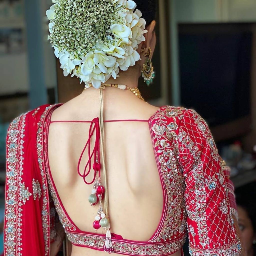 bridal blouse back neck image