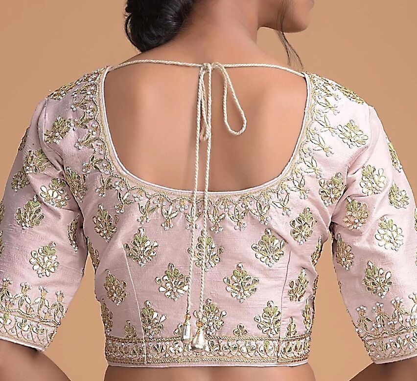 image of zardozi blouse