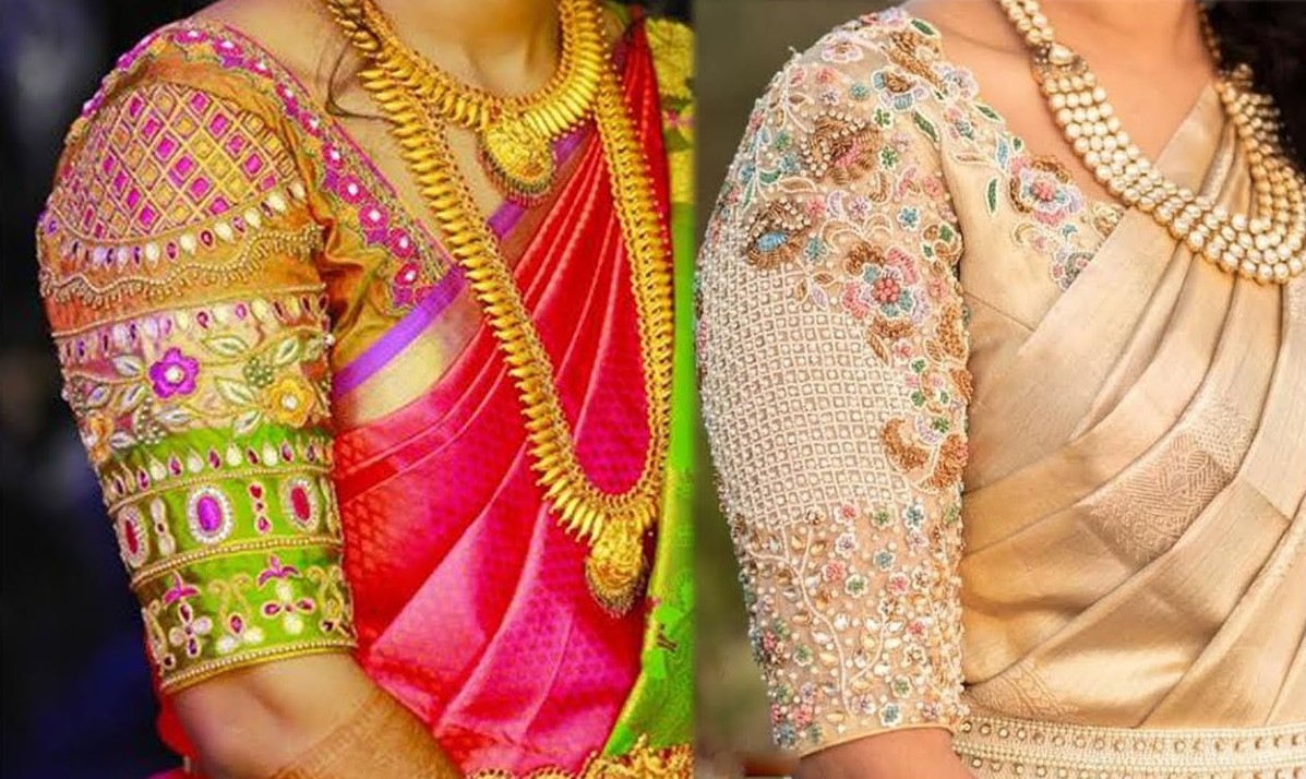 Latest patterns of Maggam embroidery