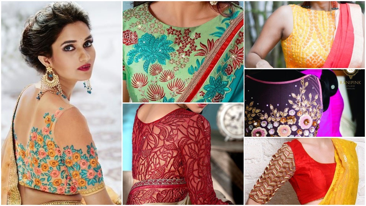 Blouse embroidery designs