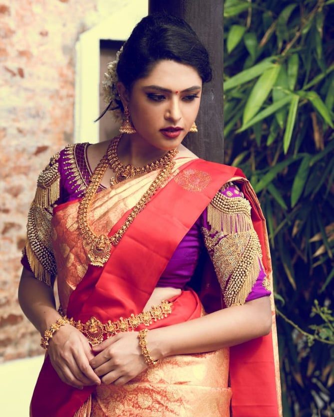 beautiful saree blouse