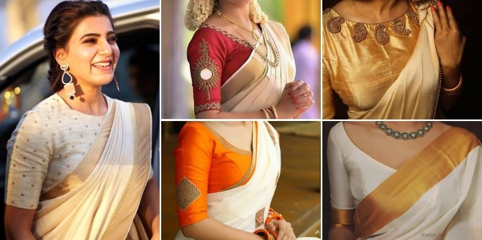 saree blouse designs kerala