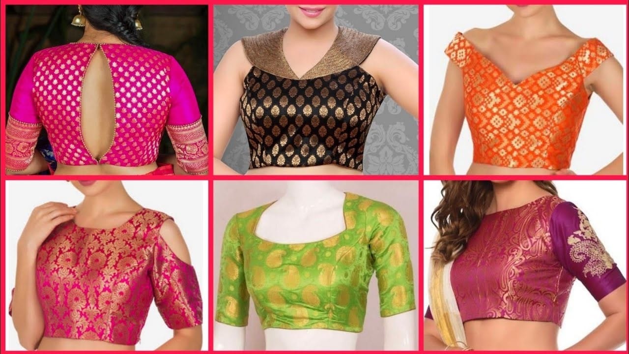 daily wear saree blouse designs