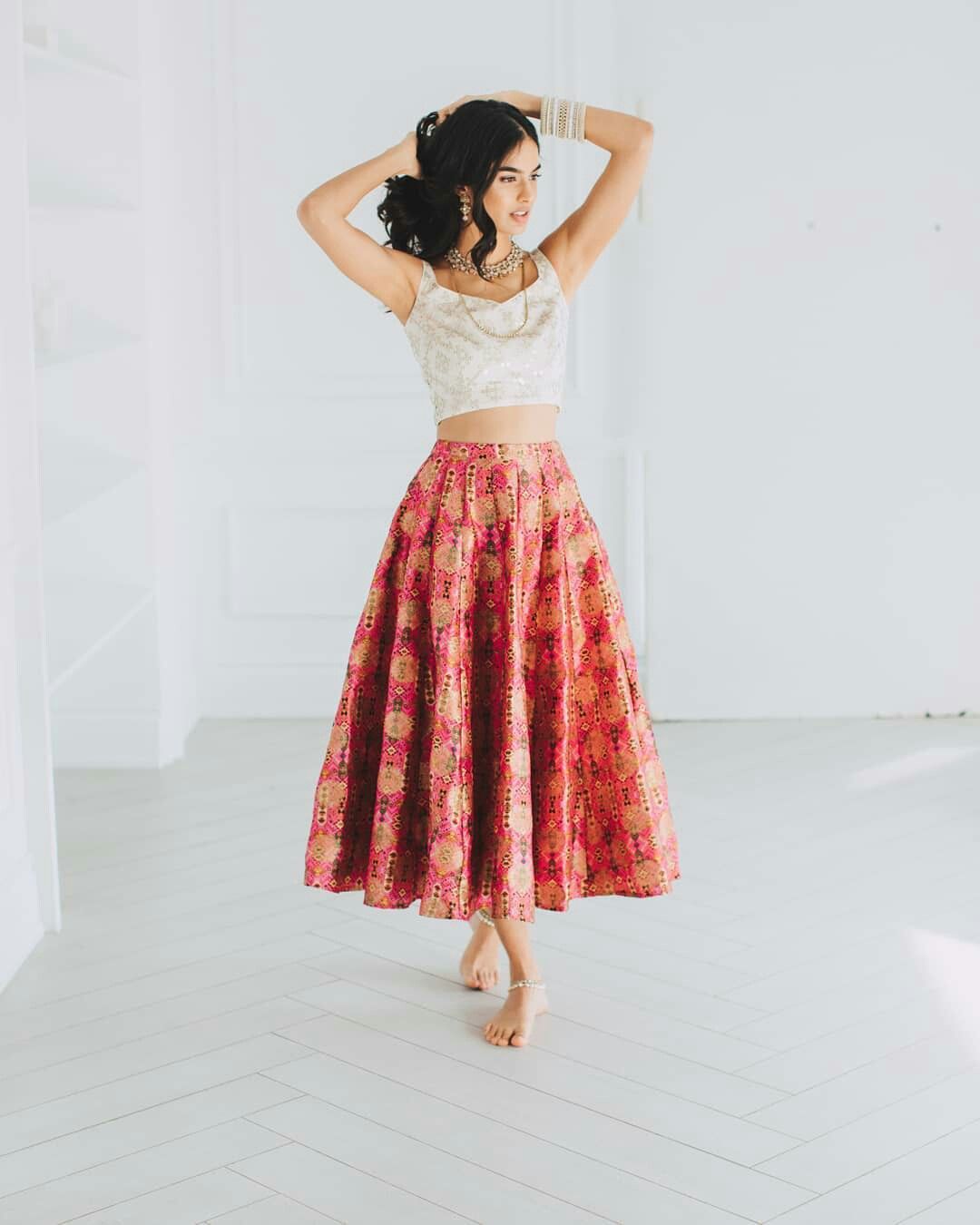 traditional blouse and skirt