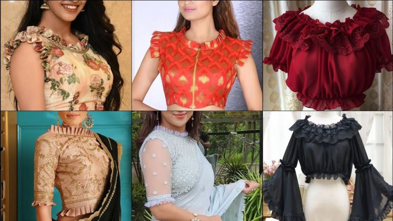 Blouse Designs for Farewell