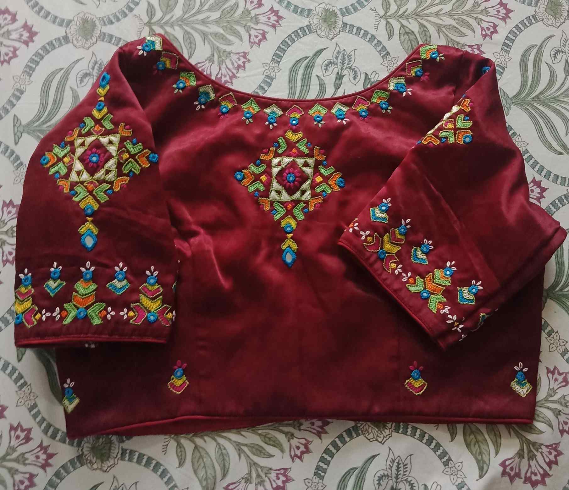 On Trend Hand Embroidery Blouse