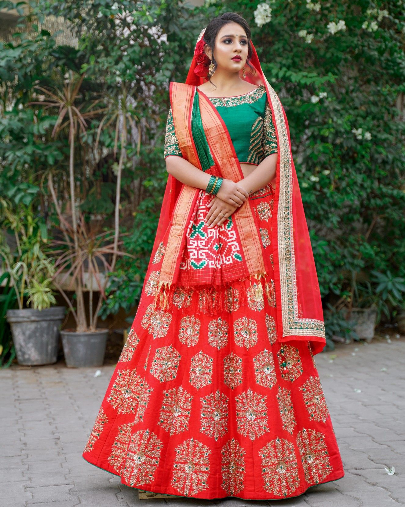 Unique Bridal Paithani Blouse Design