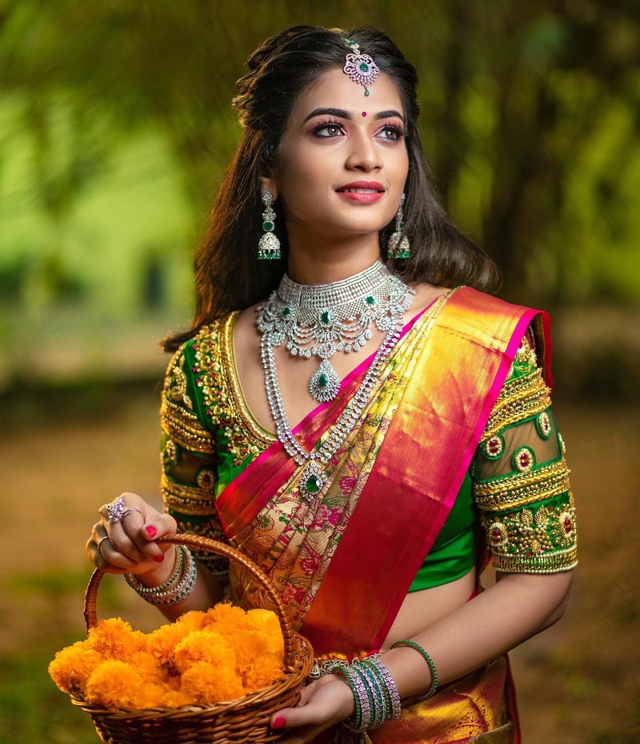 Unique South Indian Wedding Blouse