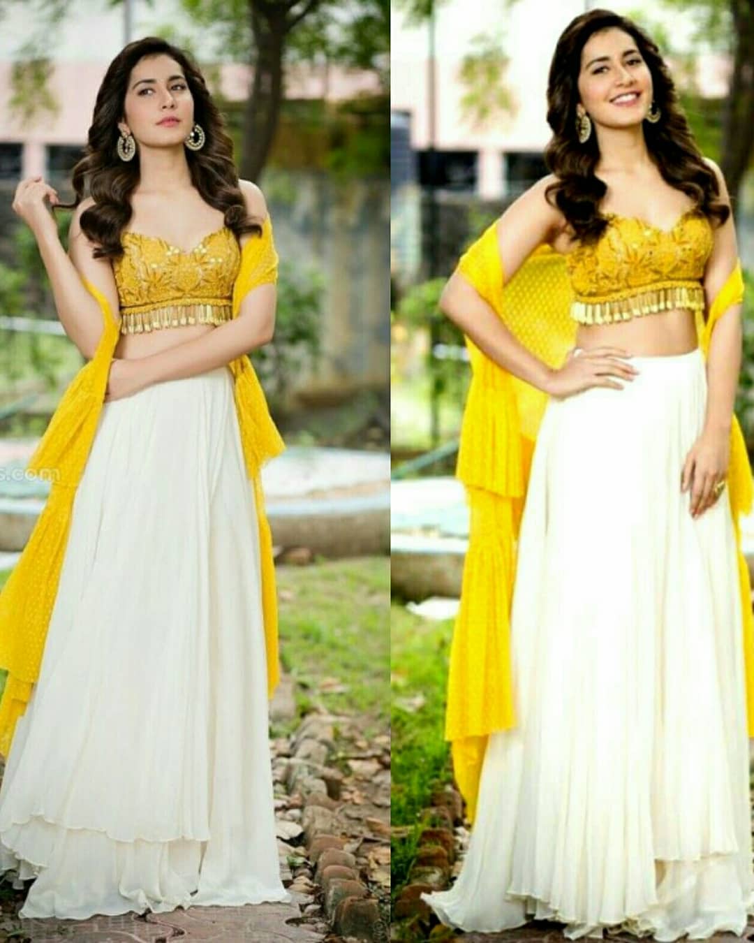 Simple Yellow Saree Blouse Designs